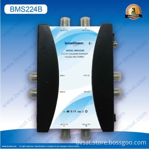 Multifunctional Lnb Cascadable 2x2x4 Multiswitch For Dish Sat Tv Receiver